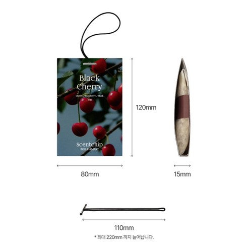 Belle Amant Scent Chip Car Air Freshener Sachets 20g, 2-Pack, Signature, 1 piece