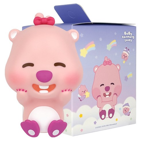 Belle Aman Baby Zanman Luffy Ribbon Figure Car Air Freshener, 1 ea, White Jasmine Mint