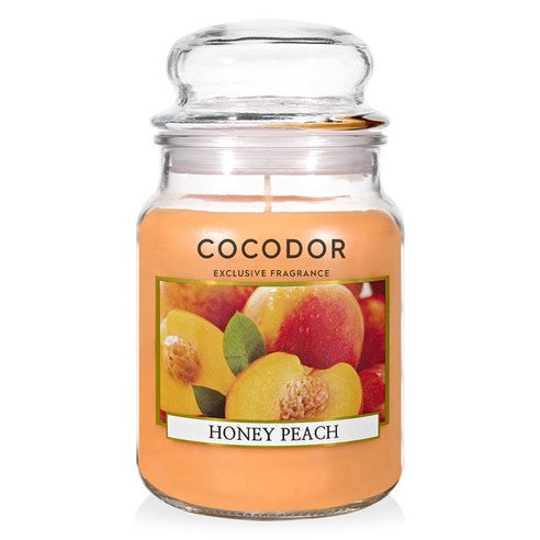Cocodor Rajiza Candle, Honey Peach, 510g, 1 piece