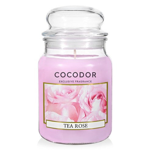Cocodor Rajiza Candle, Tea Rose, 510g, 1 piece