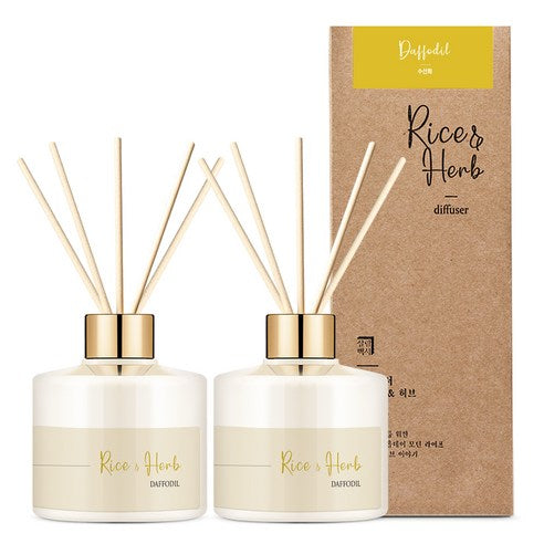 Household Guide Rice & Herb Diffuser, Daffodil, 200mlx2