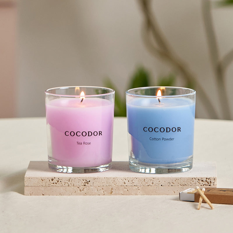 Cocodor Premium Candle, Tea Rose, 170g, 1 piece