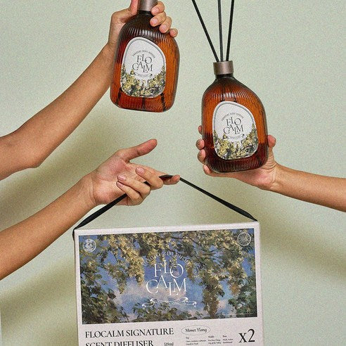 Plocam European Fragrance Signature Large Capacity Diffuser Gift Set, 1 set, Hesse Garden Scent