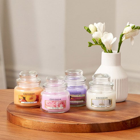 Cocodor Small Jar Candle, Honey Peach, 95g, 1 piece
