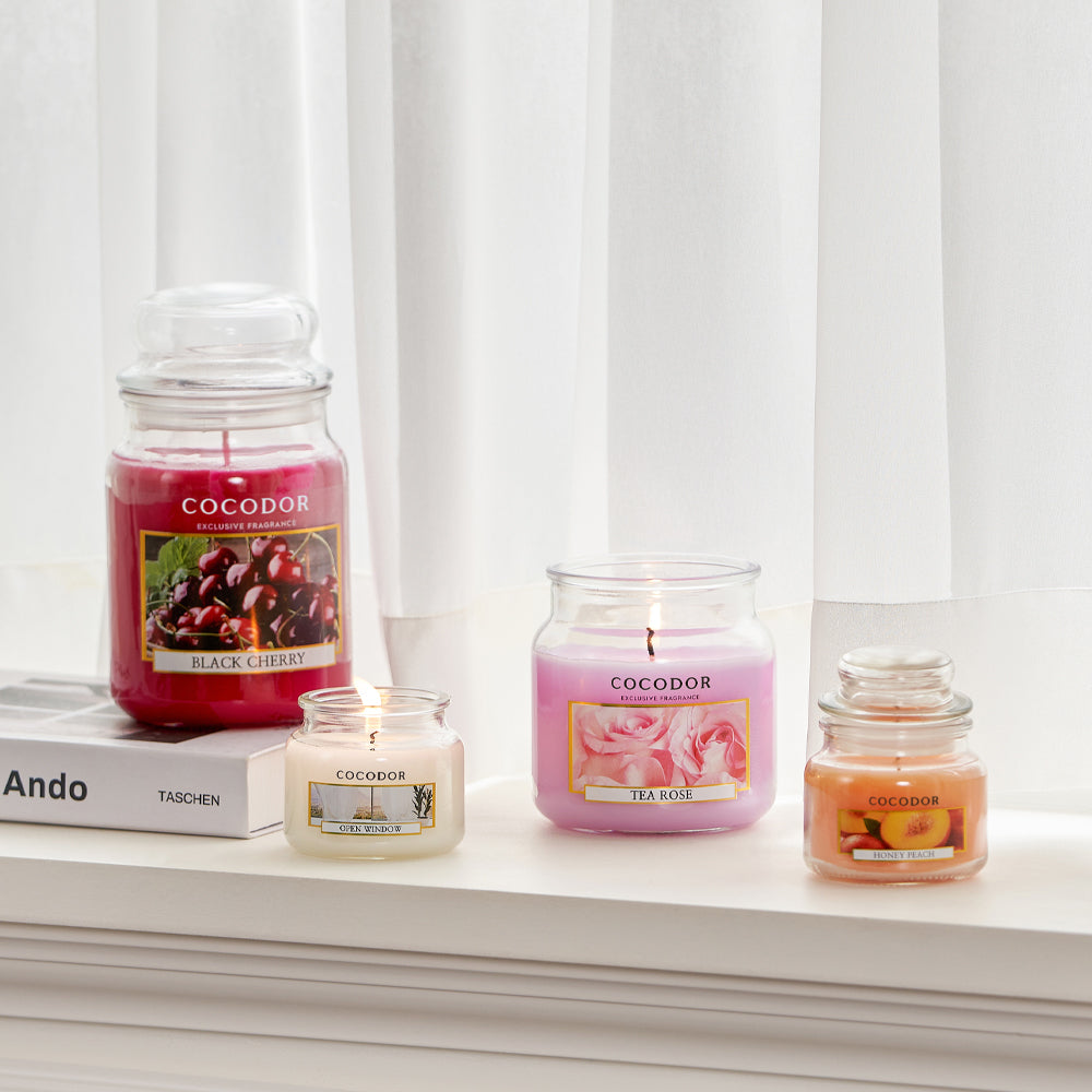 Cocodor Rajiza Candle, Black Cherry, 510g, 1 piece