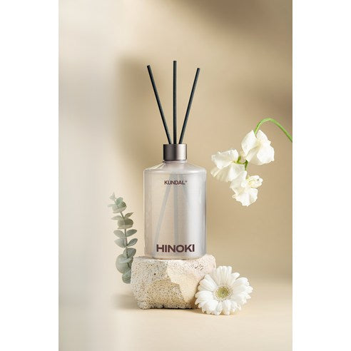 Kundal Large Capacity Perfume Diffuser, Fibercitic Set, Hinoki 500mlx2