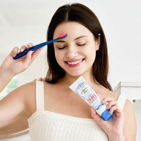 Sensitivity reduction 61%, Zigbee large-capacity sensitive-teeth care toothpaste, Citrus Mint scent, 4 pcs, 117g