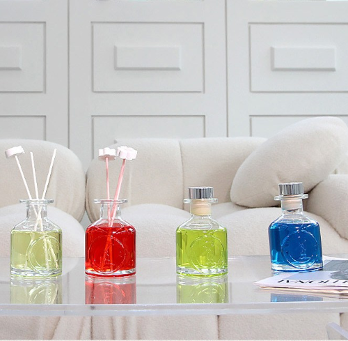 Herb Thyme NEW Indoor Diffuser 130ml + Flower Plaster Randomly Sent 4p + Fiber Stick 5p Gift Set, Valentina, 1 Set