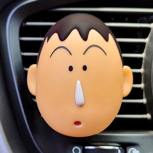 Belle Amant: Crayon Shin-chan Big Face Car Air Freshener Menggu, Fresh Cotton, 1 piece