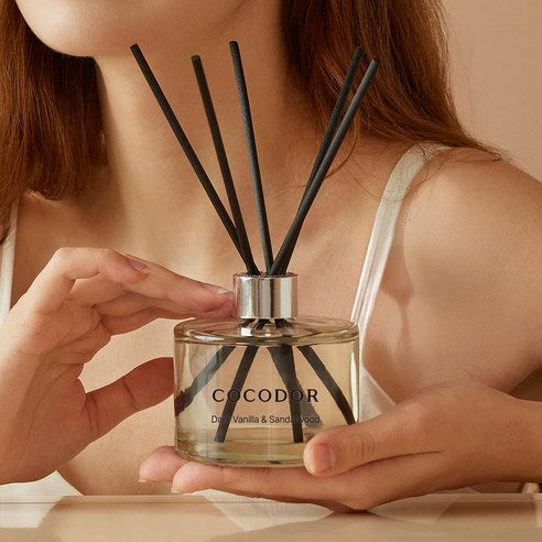 Cocodor Perfume Diffuser, Dark Vanilla & Sandalwood, 200mlx2