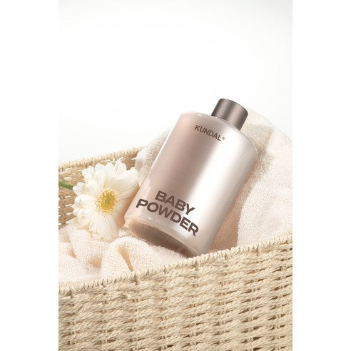 Kundal Large Capacity Perfume Diffuser, Fibercitic Set, Baby Powder 500mlx2