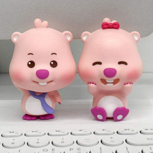 Belle Aman Baby Zanman Luffy Ribbon Figure Car Air Freshener, 1 ea, White Jasmine Mint