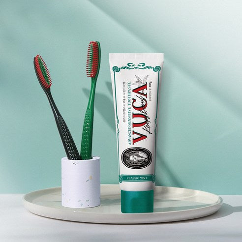 Vuca Advanced High Fluoride Sensitive Toothpaste Classic Mint Flavor, 110g, 8 Pack