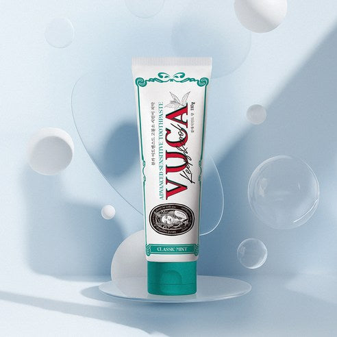 Vuca Advanced High Fluoride Sensitive Toothpaste Classic Mint Flavor, 110g, 4 Pack