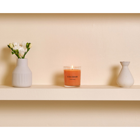 Cocodor Premium Candle, Honey Peach, 170g, 1 piece