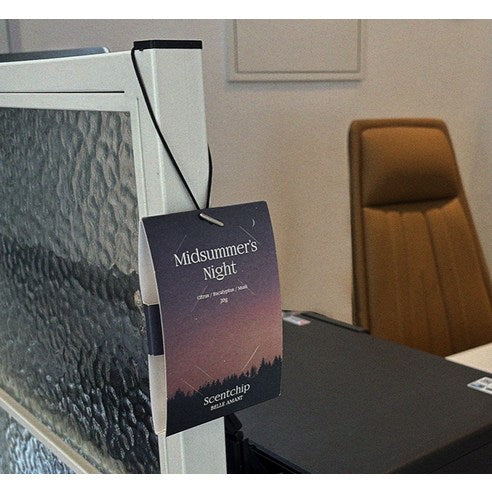 Belle Amant Scent Chip Car Air Freshener Sachets 20g, 2-Pack, Midsummer Night, 1 piece