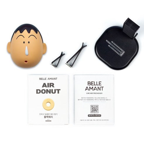 Belle Amant: Crayon Shin-chan Big Face Car Air Freshener Menggu, Fresh Cotton, 1 piece