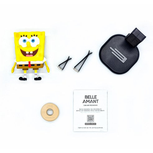 Belle Amant SpongeBob SquarePants Figure Car Air Freshener, Midsummer Night, 1 piece