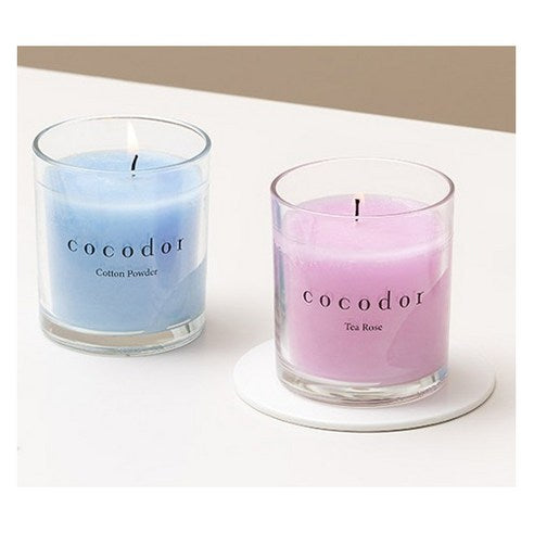 Cocodor Premium Candle, Cotton Powder, 170g, 1 piece