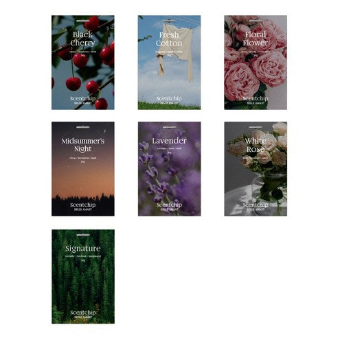 Belle Amant Scent Chip Car Air Freshener Sachets 20g, 2-Pack, Fresh Cotton, 1 piece