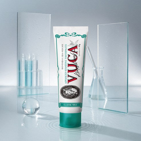 Vuca Advanced High Fluoride Sensitive Toothpaste Classic Mint Flavor, 110g, 8 Pack